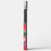 Mooie Magnolia Bloesems met Botanische Naam Case-Mate iPhone Case (Achterkant / Links)