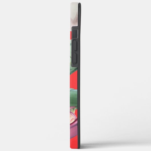 Mooie Magnolia Bloesems met Botanische Naam Case-Mate iPhone Case (Achterkant / Links)