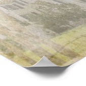 Mooie Magnolia Vintage Poster (Hoek)