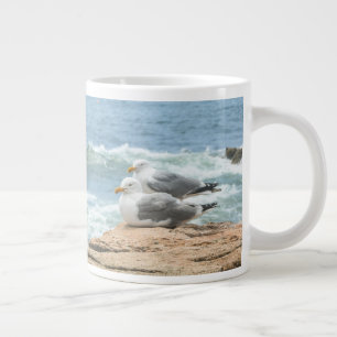 Mooie Maine Coast Acadia Seagulls Grote Koffiekop