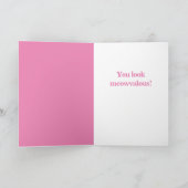 Mooie Maine Coon Cat. Je ziet er Meowvalous uit! Kaart (Binnen)