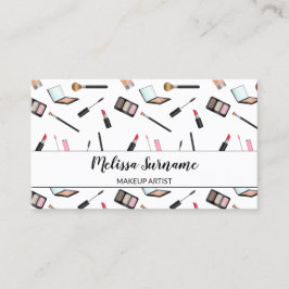 Mooie Make-up Patroon - Personaliseerbaar Visagist Visitekaartje