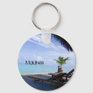 Mooie Maldiven Beach Sleutelhanger