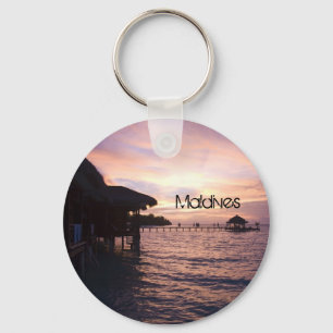 Mooie Maldiven Beach Sleutelhanger