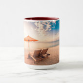 Mooie Maldiven Beach Sunset Mok (Midden)