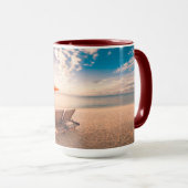 Mooie Maldiven Beach Sunset Mok (Voorkant rechts)