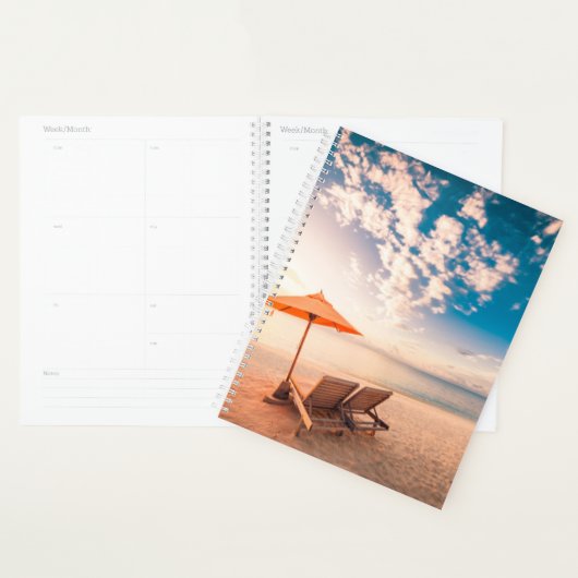 Mooie Maldiven Beach Sunset Planner (Display)