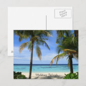 Mooie Malediven Briefkaart (Voorkant / Achterkant)