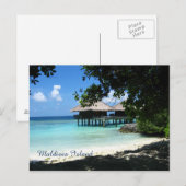 Mooie Malediven Briefkaart (Voorkant / Achterkant)