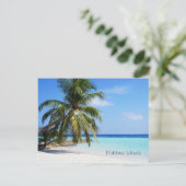 Mooie Malediven Briefkaart (Staand voorkant)