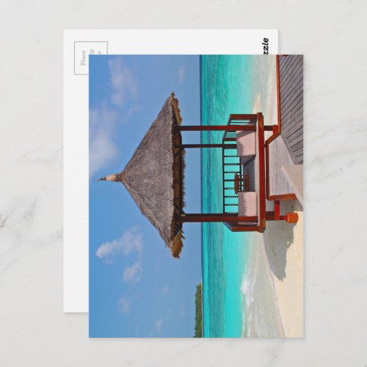 Mooie Malediven Briefkaart (Voorkant / Achterkant)