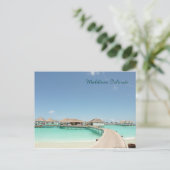 Mooie Malediven eilanden, turquoise oceaan Briefkaart (Staand voorkant)