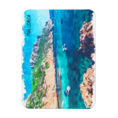 Mooie Mallorca Waterverf Spanje Magneet (Verticaal)