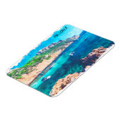 Mooie Mallorca Waterverf Spanje Magneet (Linkerzijde)