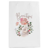 Mooie mama om cadeauzak te zijn medium cadeauzakje (Voorkant)