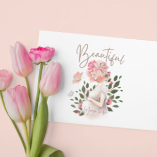 Mooie mama om Kaart te zijn