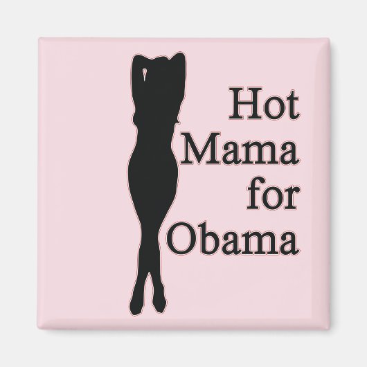 mooie mama voor obama magneet (Voorkant)