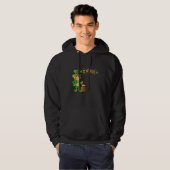 Mooie Man S en het woord Happy St Patricks Day Hoodie (Voorkant volledig)