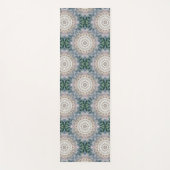 Mooie Mandala Blauwgroene Zen Yogamat (Voorkant)