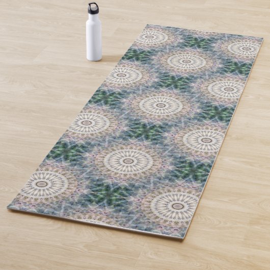 Mooie Mandala Blauwgroene Zen Yogamat (In situ)