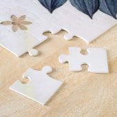 Mooie Mandala Floral Art, Cream Background Legpuzzel (Zijkant)