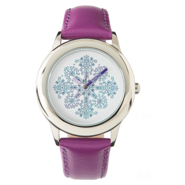 Mooie Mandala Horloge (Voorkant)
