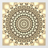 Mooie Mandala kunst Raamsticker (Vel)