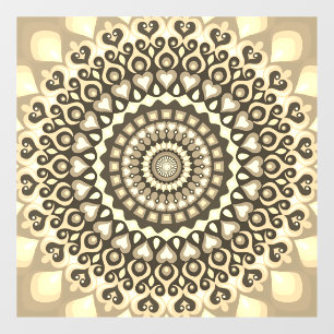 Mooie Mandala kunst Raamsticker