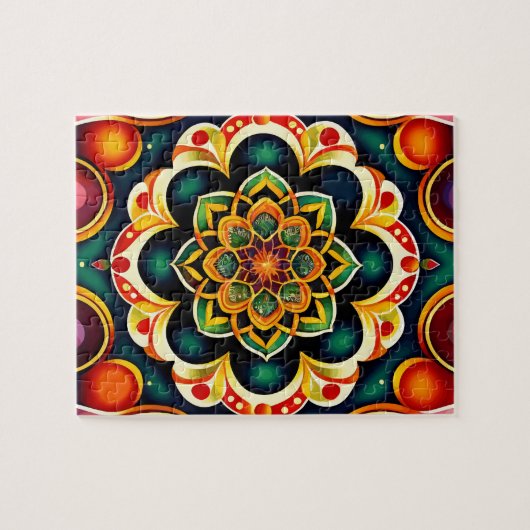 Mooie Mandala Legpuzzel (Horizontaal)