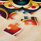 Mooie  Mandala Legpuzzel (Zijkant)