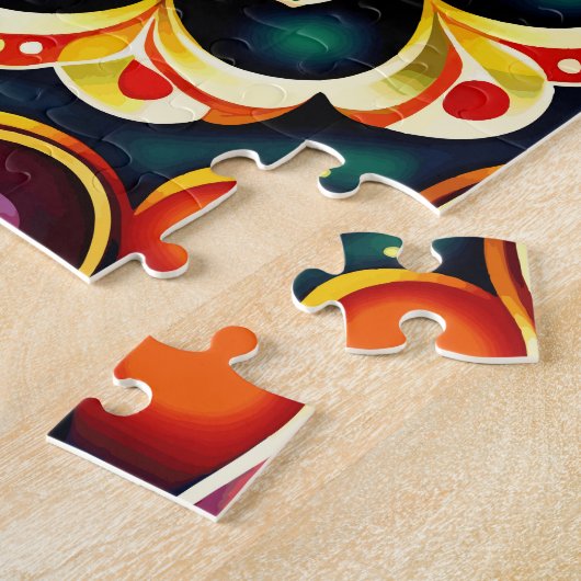 Mooie  Mandala Legpuzzel (Zijkant)