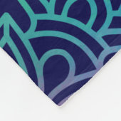 Mooie Mandala print fleece deken (Hoek)