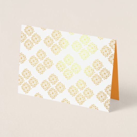 Mooie Mandala Print Ontspanning Verjaardag Folie Kaarten (Voorkant)