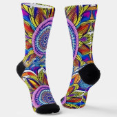 Mooie Mandala Socks Sokken (Gebogen)