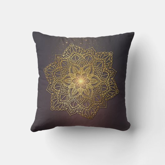 Mooie Mandala Throw Cushion 41x41cm Kussen (Achterkant)