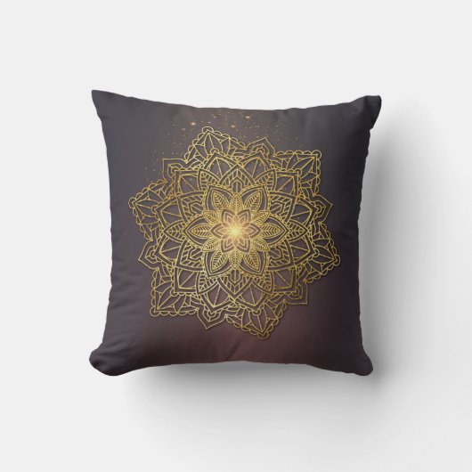 Mooie Mandala Throw Cushion 41x41cm Kussen (Voorkant)