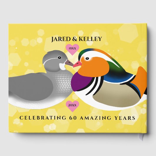 Mooie mandarijnenopleggers: elk Jubileum jaar Gastenboek (Achterkant)