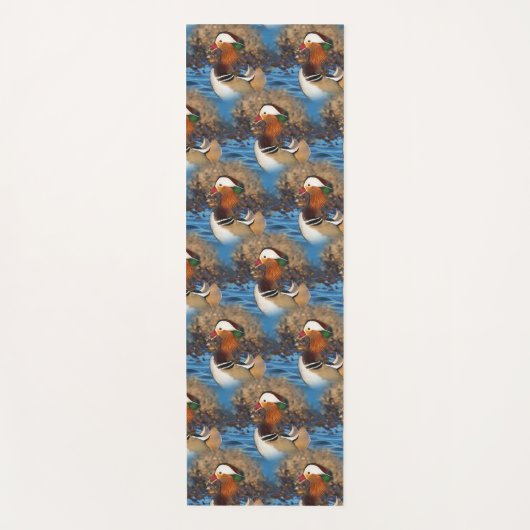 Mooie Mandarijns Duck op het meer Yogamat (Voorkant)