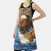 Mooie Mandarijnse eend bij de Pond Schort (Insitu)