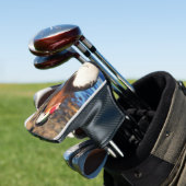 Mooie Mandarijnse eend op de Shore Golfheadcover (Insitu)