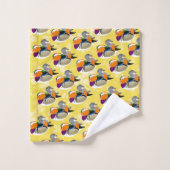 Mooie Mandarijnse eenden Bad Handdoek (Wasdoekje)