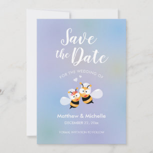 Mooie manier om een paar legante bruiloft te zijn save the date