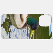 Mooie mannelijke Mallard Duck persoonlijke Case-Mate iPhone Case (Achterkant / Rechts)