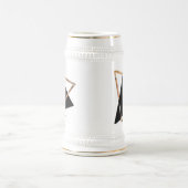 Mooie mannetjes boswatereend in het bos bierpul (Center)