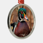 Mooie mannetjesbok in de Bossen Metalen Ornament (Rechts)