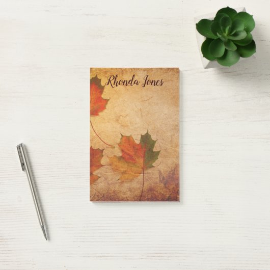 Mooie maple Leaves Post-it® Notes (Kantoor)