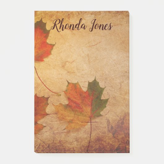Mooie maple Leaves Post-it® Notes (Voorkant)