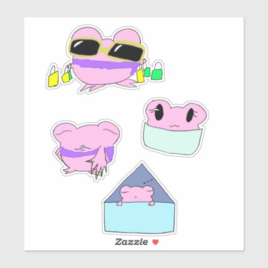 Mooie Marie-stickers Sticker (Vel)