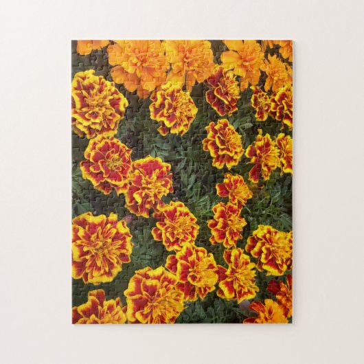 Mooie Marigolds Jigzaag Puzzle Legpuzzel (Verticaal)