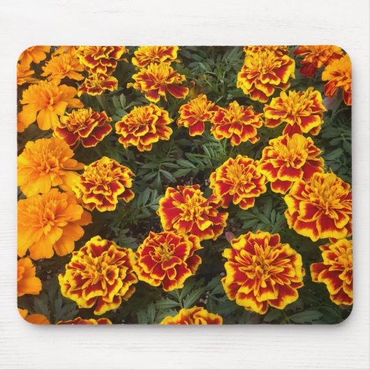 Mooie marigolds Mouse Mat Muismat (Voorkant)